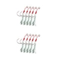 thumbnail image 2 of Sonducket 5 uds. Anzuelos de pesca auxiliares de acero al carbono, anzuelos de pesca auxiliares, soporte de cebo afilado 18x13mm 2piezas Sonducket CBP104012, 2 of 5