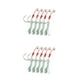 thumbnail image 4 of Greeniant 5 uds. Anzuelos de pesca auxiliares de acero al carbono, anzuelos de pesca auxiliares, soporte de cebo afilado 18x13mm 2piezas Greeniant CBP104012, 4 of 5