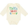 thumbnail image 3 of Inktastic My Lita Loves Me Grandchild Boys or Girls Long Sleeve Baby Bodysuit, 3 of 5