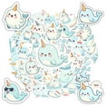 thumbnail image 5 of 35pcs Cute Animal Stickers Cartoon Stationery Stickers Narwhal DIY Stickers for Laptop Phone Suitcase, 5 of 9
