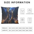 thumbnail image 5 of Orinice Giraffes Star Filled Sky Android Jones Graphic Decorative Cushion Throw Pillow Cover for Home Couch Living Room Bed Sofa - High-Quality Printed 1PC 18x18in, 5 of 5