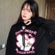 thumbnail image 1 of Sudadera con capucha de Hello Kitty para mujer, suéter con capucha de Anime de dibujos animados Kawaii, suéter de gran tamaño, Y2k, Harajuku, 1 of 4