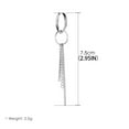 thumbnail image 3 of Chain Earrings Occident Chain Earrings Punk Style Metal Long Tassel Earrings, 3 of 3