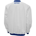 thumbnail image 3 of Men's Franchise Club White Kentucky Wildcats Big Logo Windshell V-Neck Pullover Jacket, 3 of 3