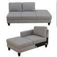 thumbnail image 5 of Modern Sectional Sofa Couch, L Shape Sofa Set with Chaise Modular Cloud Couch for Living Room, Light Grey, 5 of 6