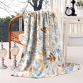 thumbnail image 2 of Autumn Fall Leaves Pattern Blanket,Comfortable Soft Flannel Throw Blanket,All Season,Warm Lightweight Blankets for Sofa Bed Couch Living Room Chair,60"x80", 2 of 4