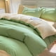 thumbnail image 5 of All-Season Bedding Set - 4-Piece Washable Solid Color Bed Sheet Duvet Cover And Pillowcases, 5 of 9