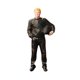 thumbnail image 1 of Figura de diorama elegante a escala 1/64, modelo en miniatura, colección de personajes para casa de muñecas Hombre corredor de color negro, 1 of 9