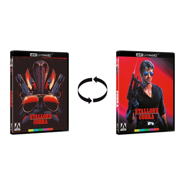 Arrow Video, Cobra Ultra HD Movie, Sylvester Stallone, Action