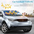 thumbnail image 3 of Suzume Sombrilla Solar para Auto - Protector de Parabrisas Plegable | Cortina Solar Delantero | Bloqueo UV y Aislamiento de Calor 133x73cm, 3 of 6