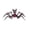 A002- B, variant on Halloween Plush Spider Cat Toy, Scary Horror Design, 1 Piece for Halloween, Haunted House Yard Party Indoor Outdoor Halloween Decoration Prop