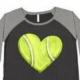thumbnail image 4 of Inktastic Tennis Ball in Heart Women's Plus Size T-Shirt, 4 of 5