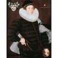 thumbnail image 2 of Cornelis Ketel 15x18 Black Ornate Wood Framed Double Matted Museum Art Print Titled - Richard Goodricke of Ribston, Yorkshire (circa 1578), 2 of 5