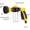 thumbnail image 2 of Foam Gun Pressure Washer Car Wash Gun Water Sprayer Car Wash Irrigation 6M (Yellow), 2 of 7