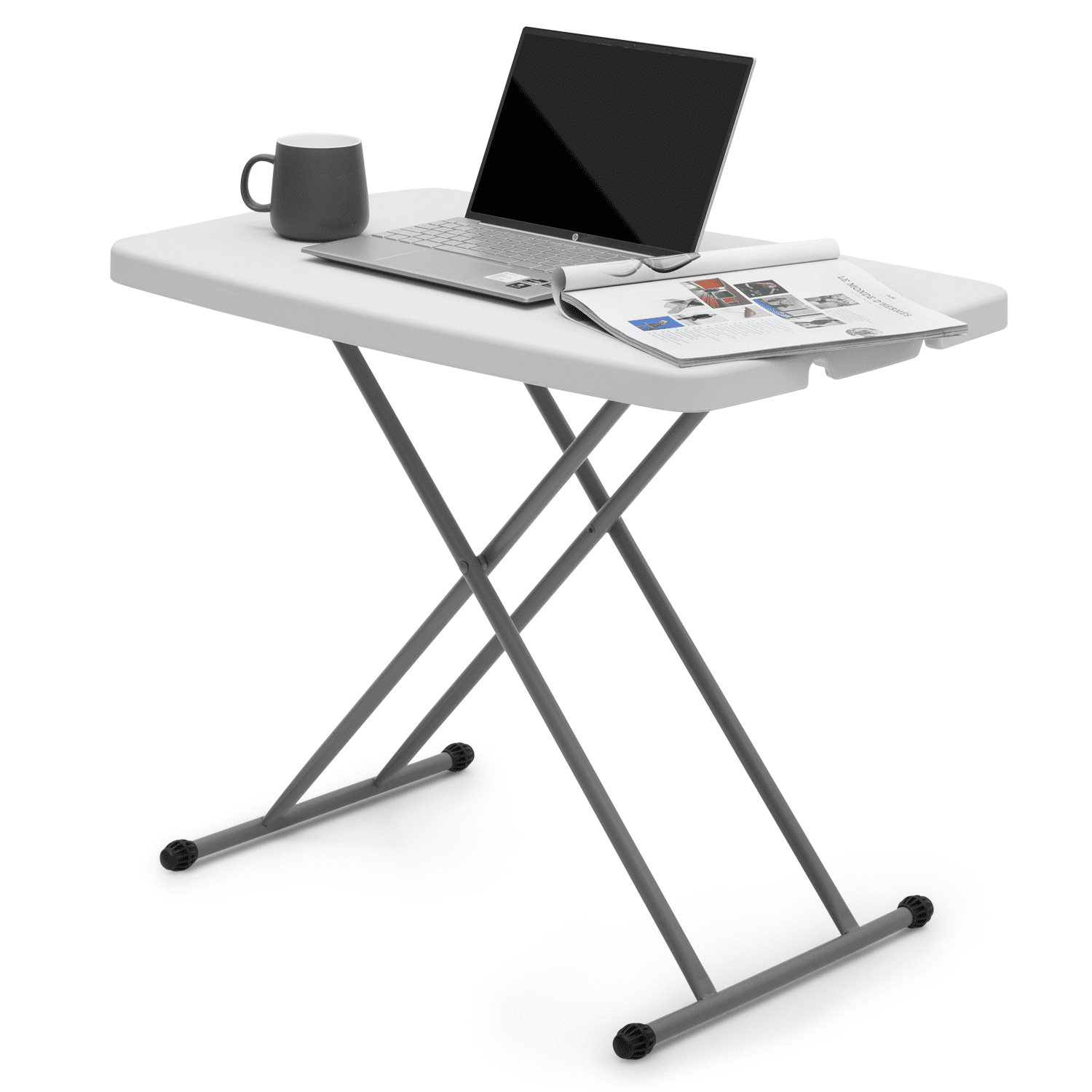 Unfolding Portable Folding Picnic Camping Desk Laptop Table Stand Computer Notebook Desk Hold up to 15 kg approx Size:80x60x70CM Fold 80x60x5CM 