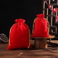 thumbnail image 2 of Bolsa de franela con cordón para joyas, bolsa de regalo con motivos culturales, bolsa de polvo sellada, 2 of 3