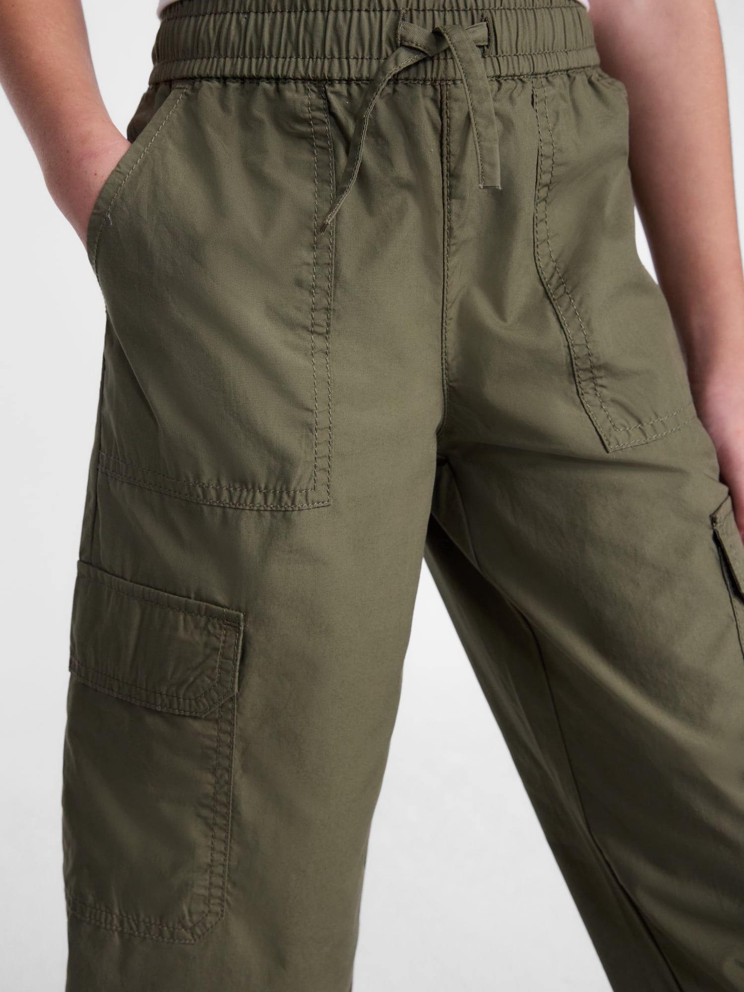 Wonder Nation Girls Cargo Jogger Pants, Sizes 4-18