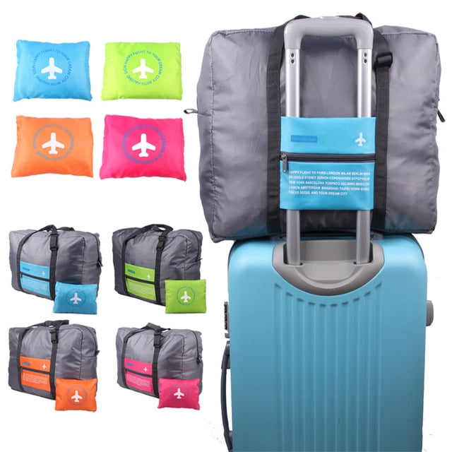 Sac de Voyage Pliable en Molleton Oxford Sac de Voyage Grande Capacité Avion à Rétrofriction