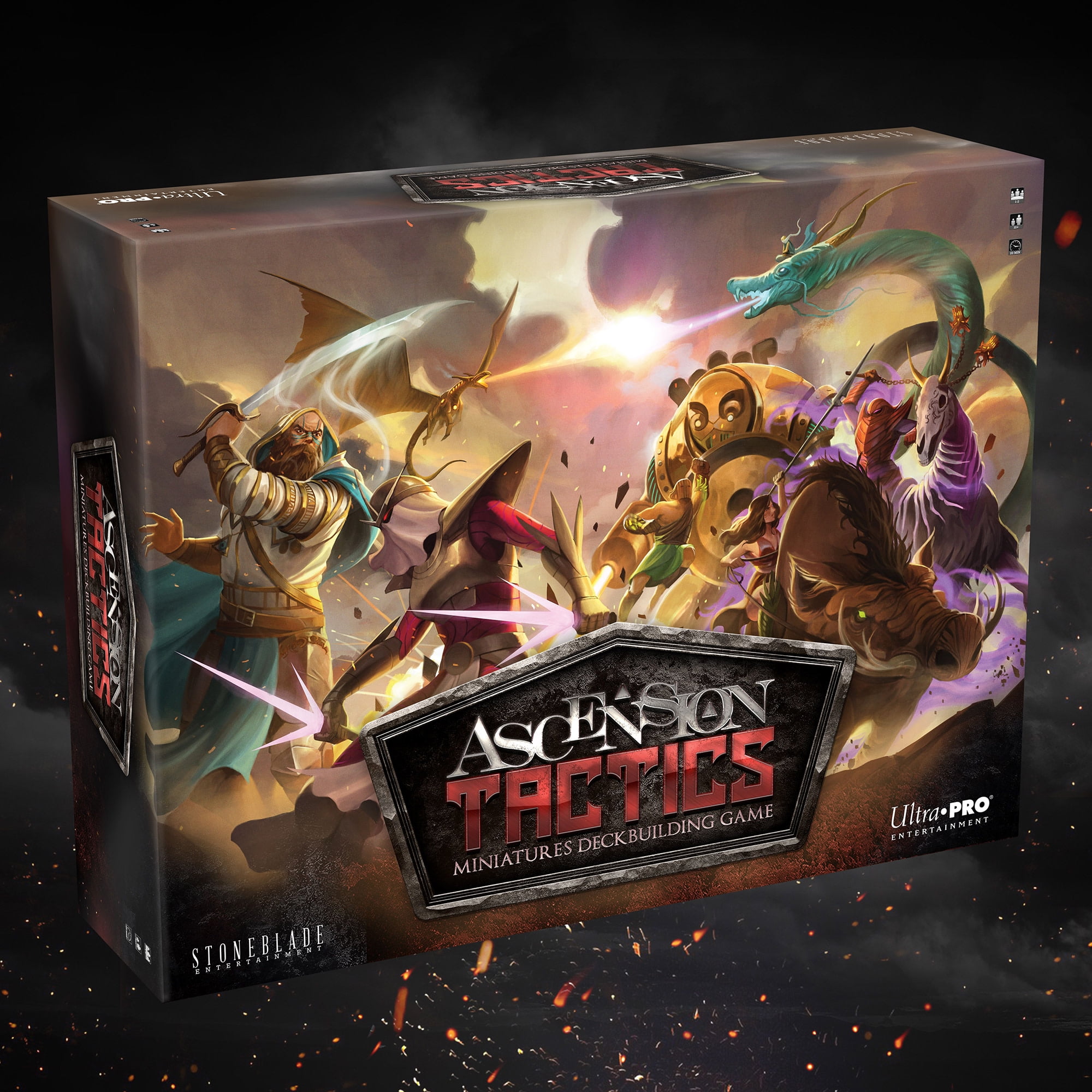 Ascension: Tactics - Deckbuilding Miniatures Board Game, Fantasy Card Battles & Campaigns, Control Champions, Character Standees, Ages 10+, 1-4 Player