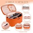 thumbnail image 4 of Bolsa de maquillaje Dajasan Travel Cosmetic Organizer, color naranja, 4 of 8