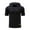 #02 Black 【Mix & Match: Choose Your Favorites】, variant on Men's Hoodie Solid Color Casual Short Sleeve Hooded Pullover, Cotton Polyester Rayon Spandex Blend, Relaxed Fit for Daily Wear Workout Streetwear | Zenithor,Black L