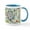 White/Blue Inside, variant on CafePress - Rabbits Mugs - 11 oz Ceramic Mug - Novelty Coffee Tea Cup