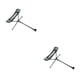 thumbnail image 3 of Eigraketly Silla plegable para exteriores, reclinable, taburete de extensión retráctil, sillas plegables, reposapiés, herramientas para Gris 2piezas, 3 of 6