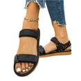 thumbnail image 6 of Womens Orthopedic Walking Sandals Ladies Recovery Sport Thick Athletic Cushion Outdoor Hiking Water Sandles Adjustable Strap Sandals with Comfortable Plantar Fasciitis Arch Support, 39, 6 of 6