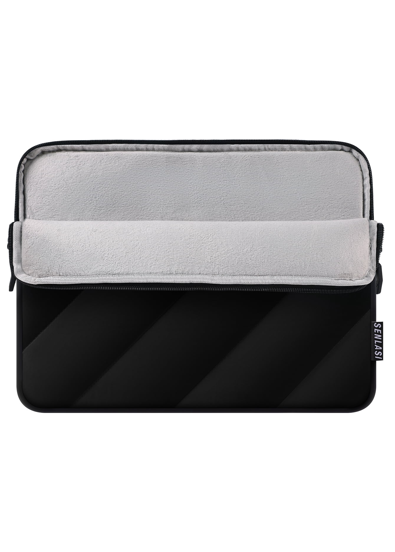 SENLASI Puffy 13.3 Inch Laptop Sleeve Case for Macbook Air 13 13.6 M3 M2 2024 2022-2010, Macbook Pro 13/14 M4 M3 M2 M1 2024 2023 2022-2012,Shockproof Water-resistant Protective Sleeve Case, Black