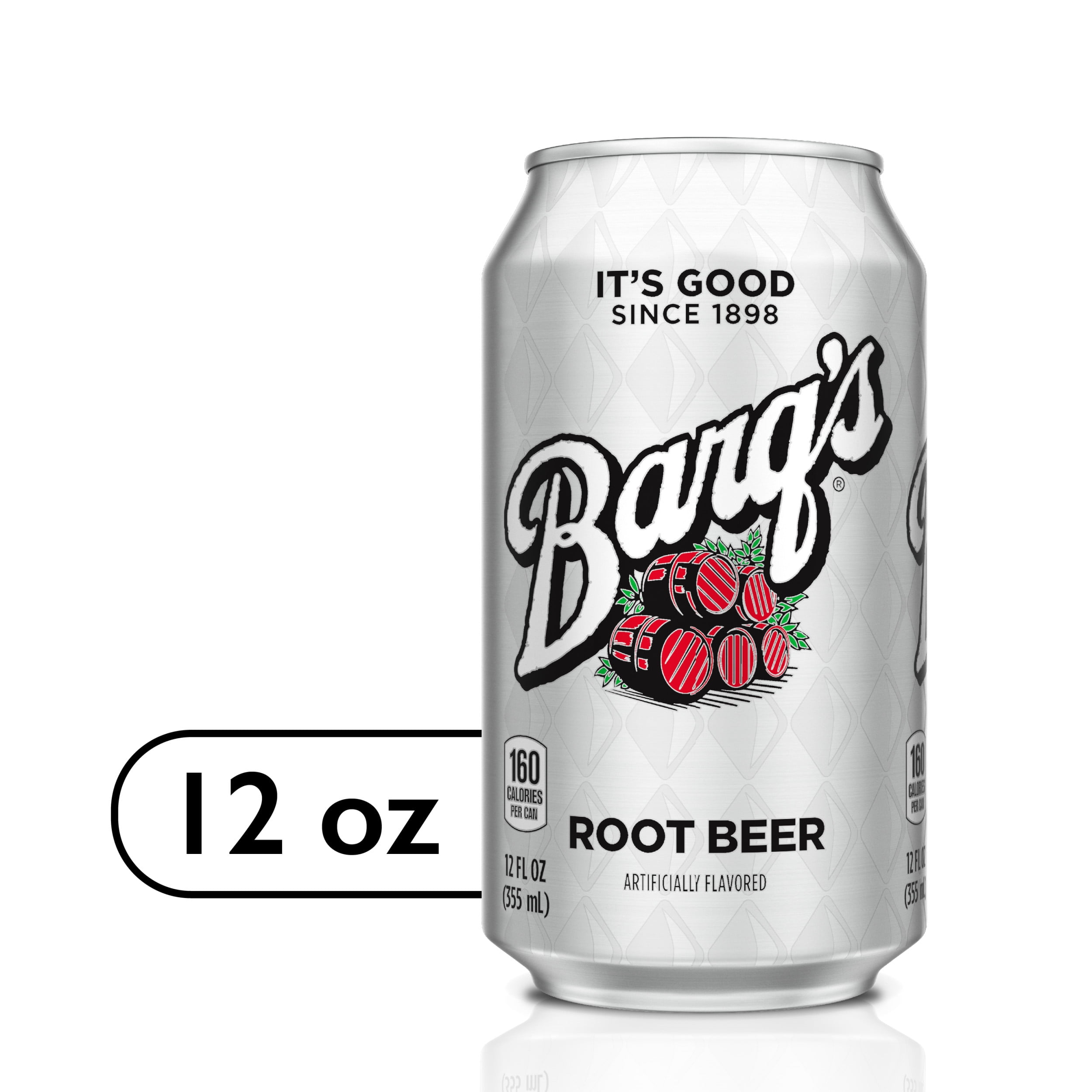 Barq's Root Beer Soda Soft Drink, 12 fl oz