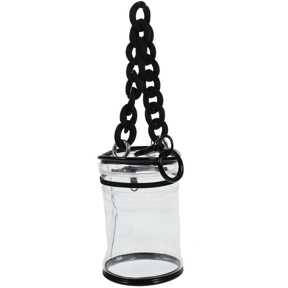 RENACLIPY Portable Mini Storage Bags Doll Carrier Bag PVC 1 Set 3.9x2.8x2.8in