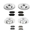 thumbnail image 3 of PowerStop Front and Rear Z23 Evolution Sport Carbon-Fiber Ceramic Brake Pad and Drilled & Slotted Rotor Kit Fits: TOYOTA Select Models K2416, 3 of 10
