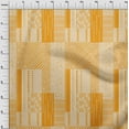 thumbnail image 3 of oneOone Georgette Viscose Fabric Patchwork Geometric Print Fabric By Yard 42 Inches Wide, 3 of 4