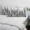 thumbnail image 3 of Black Grey Vintage Pillow Covers, Linen Long Throw Pillow Case, Retro Abstract Art Holiday Pillow Protector Decorative Cushion Cover for Living Room/Bedroom 16" x 24", 3 of 8