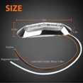 thumbnail image 4 of 10Pcs 10V-30V 4LED Trailer Side Marker Light for Car Auto Truck Boat Lights Clearance Tail Warning Brake Lamp, 4 of 5