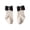 Beige 1, variant on Fozruso Cute Cartoon Bow Baby Socks For Toddlers Floor Socks For Girls Made From Combed Ideal For And Fall For Girls' Ankle Socks,Beige,M