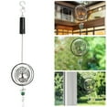 thumbnail image 2 of Cocobaby 3D Rotating Wind Chimes Crystal Ball +Wind Spinner Motor Tree Of Life + Rotation, 2 of 12