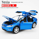 thumbnail image 2 of Baosilun 1:32 Tesla Model XS modelo de coche de aleación modelo simulación de coche de juguete de tracción trasera Proceso fino, 2 of 6