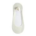 thumbnail image 2 of Lumtrix 5 Pairs No Show Socks for Women with Padding, Non Slip Flat Socks, Soft Breathable No Show Liner Sock for Work, Running, Yoga, Sports, and Everyday Wear White One Size, 2 of 3