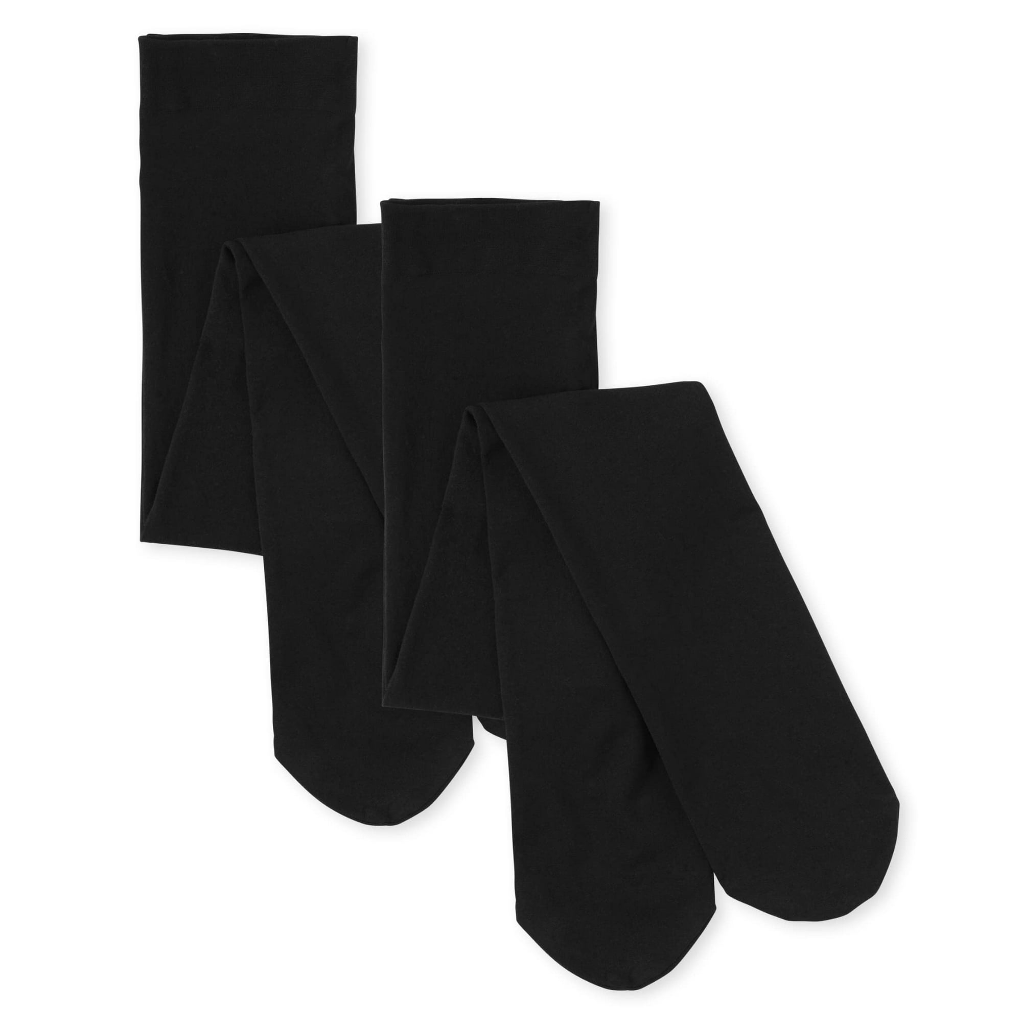 The childrens Place girls Tights BLAcK 2 PAcK 16