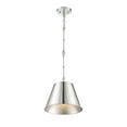 thumbnail image 4 of Savoy House 7-132-1-109 Alden 1 Light Polished Nickel Pendant (12" W x 9"H), 4 of 5