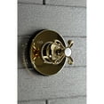 thumbnail image 3 of Kingston Brass KS3032TX 3-Way Diverter Valve with Trim Kit, Polished Brass, 3 of 7