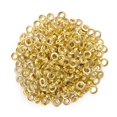 thumbnail image 2 of HAHDAXIA 500pcs Gold Grommets 1/2 Inch Washers and Grommets Kit for Grommet Tool, Banner & Posters Metal Grommets Eyelets for Fabric Clothes Leather Belt Punching, 2 of 7