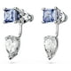 thumbnail image 3 of Chaquetas con aretes Swarovski Mesmera con acabado en rodio azul/transparente, 3 of 5