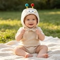 thumbnail image 5 of Mnyotv Baby Earflap Bonnet Hat Soft Warm 3D Cartoon Cap Infants Winter Hats for Boys Girls, 5 of 8