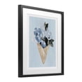 thumbnail image 2 of Stupell Industries Traditional Blue Flower Gift Bouquet Black Framed Print Under Glass, 13 x 16, by Elizabeth Medley, 2 of 8