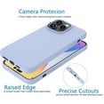 thumbnail image 5 of EBIZCITY iPhone 14 Pro Case, Ultra Slim Soft Premium Liquid Silicone [Military Grade Drop Protection] Full-Body Protective Bumper Phone Case for iPhone 14 Pro 6.1"(2022)- Lavender, 5 of 9