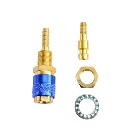

BAMILL 1pcs 6mm Water Cooled Quick Connector For WP 9 17 18 26 TIG Welding Torch