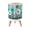 Color 1, variant on Small Trash Can with Lid Ocean Teal Coastal Beach Blue Turquoise Landscape Sunset 1.8 Gallon Dog Proof Trash Can Round Garbage Can Waste Bin Wastebasket for Bathroom Bedroom Living Room