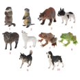 thumbnail image 2 of Freer Realistic Plastic Animal Figure Simualtion Model Toys Simulation Animal Model Toys Little Huskie, 2 of 9